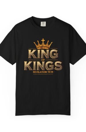 King of Kings T-Shirt — Christian Scripture Tee (Revelation 19:16)