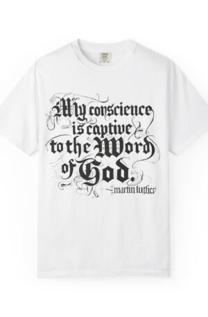 Unisex Garment-Dyed T-Shirt with Inspirational Quote, Casual Wear, Gift for Faith Lovers, Cozy Everyday Tee, Martin Luther [...]